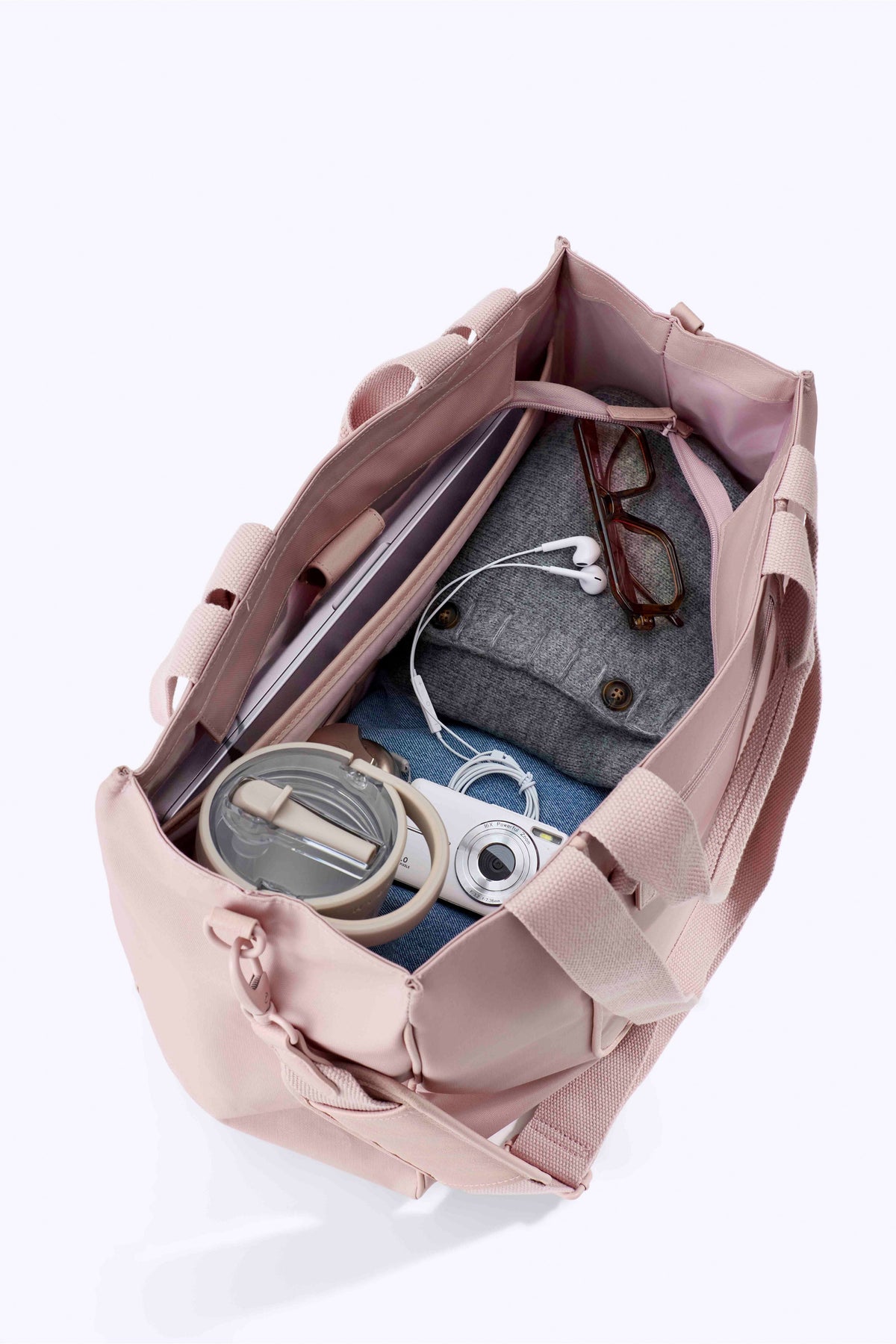 Die East To West Tote in Atlas Pink