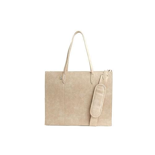 Die große Tragetasche in Beige